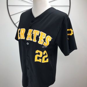 Pittsburgh Pirates 22 McCutchen Sports Top Size L